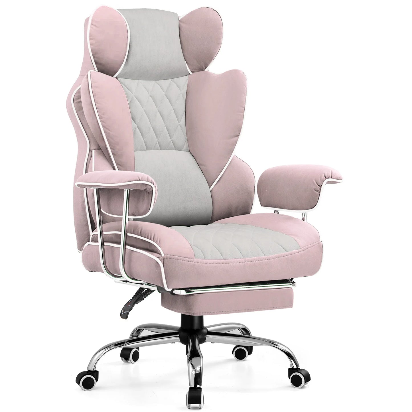 Big and Tall Gaming Chair with Pocket Spring, Lumbar Support Footrest
