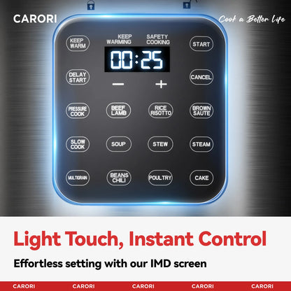 Pressure Cooker 6QT Stainless SteelCeramic Inner Pot,  1000W