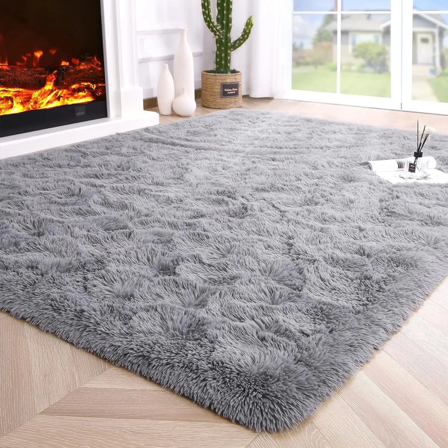 Fluffy    Area Rugs  Non Slip  for Hardwood Floors