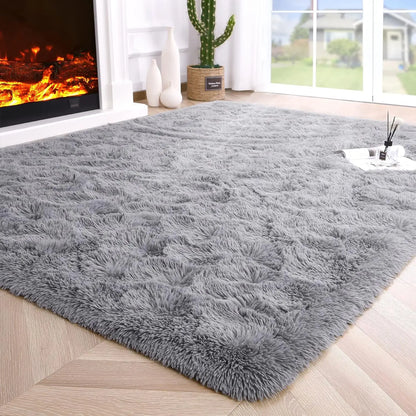 Fluffy    Area Rugs  Non Slip  for Hardwood Floors