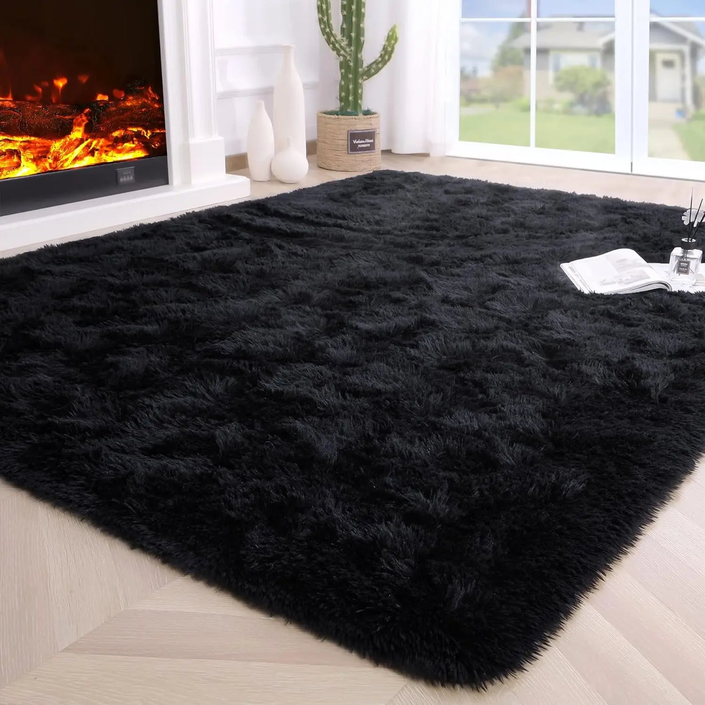 Fluffy    Area Rugs  Non Slip  for Hardwood Floors
