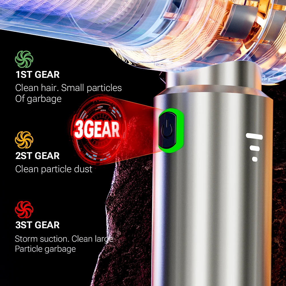 Car Vacuum Cleaner Strong Suction Portable Handheld  Machine