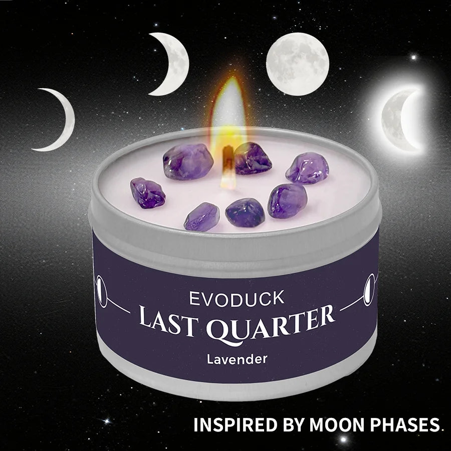 EVODUCK Moon phase Scented Candles, 3oz Law of Attraction, Energy Boosting Home Decoration.