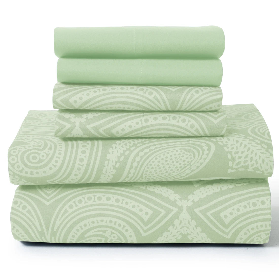 Lux Decor 6Pc Paisley Sheet Set