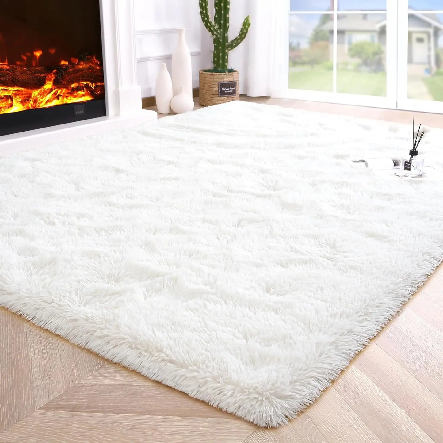 Fluffy    Area Rugs  Non Slip  for Hardwood Floors