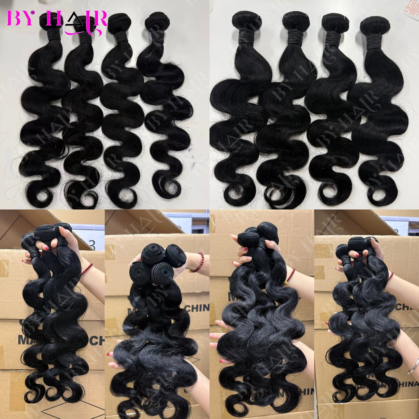 26 Inch Body Wave Bundles With Closure Brazilian Hair Weave ,3/4 Bundles With Closure Natural Human Hair Bundles With 2X6 Closure