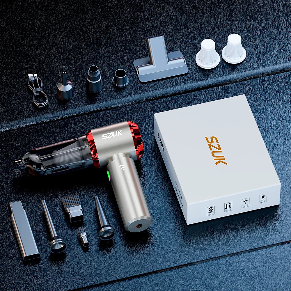 Car Vacuum Cleaner Strong Suction Portable Handheld  Machine