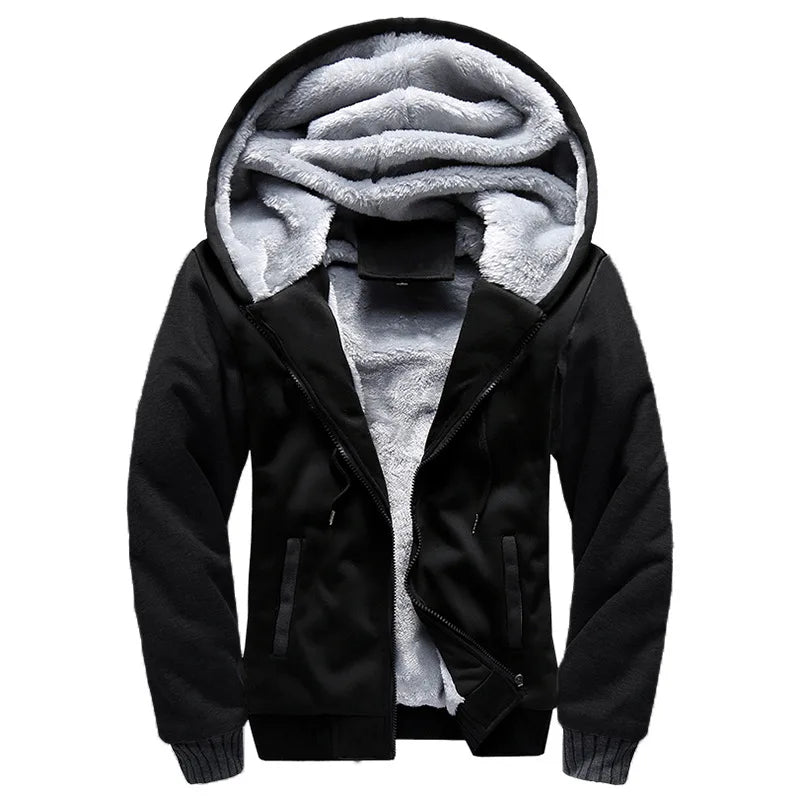 Men Jacket's Camouflage Thicken Winter Jackets for Men ,Fleece Long Sleeve Coat Casual Hoodies Streetwear.