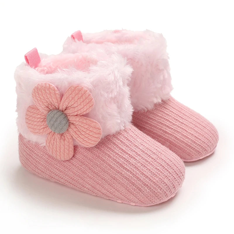 0-18M  Boots For Newborn Baby Girl Snow Boots, Winter Shoes Baby Boy Thermal Shoes.