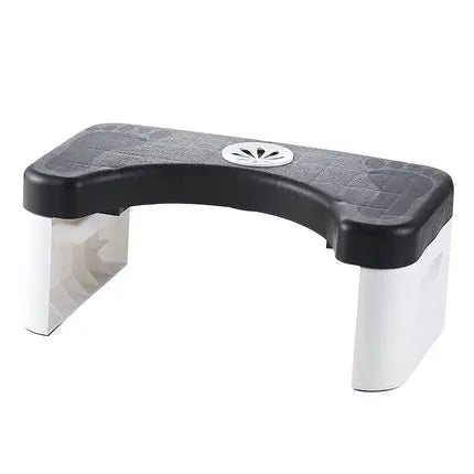 Folding toilet step stool comfortable squat stool suitable for all toilets, easy to store