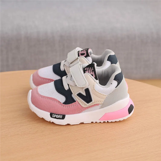 Spring Autumn Kids Shoes Baby Boys, Girls, Children's Casual Sneakers, Breathable Soft Anti-Slip Running Sports Shoes.