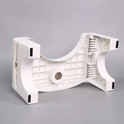 Folding toilet step stool comfortable squat stool suitable for all toilets, easy to store