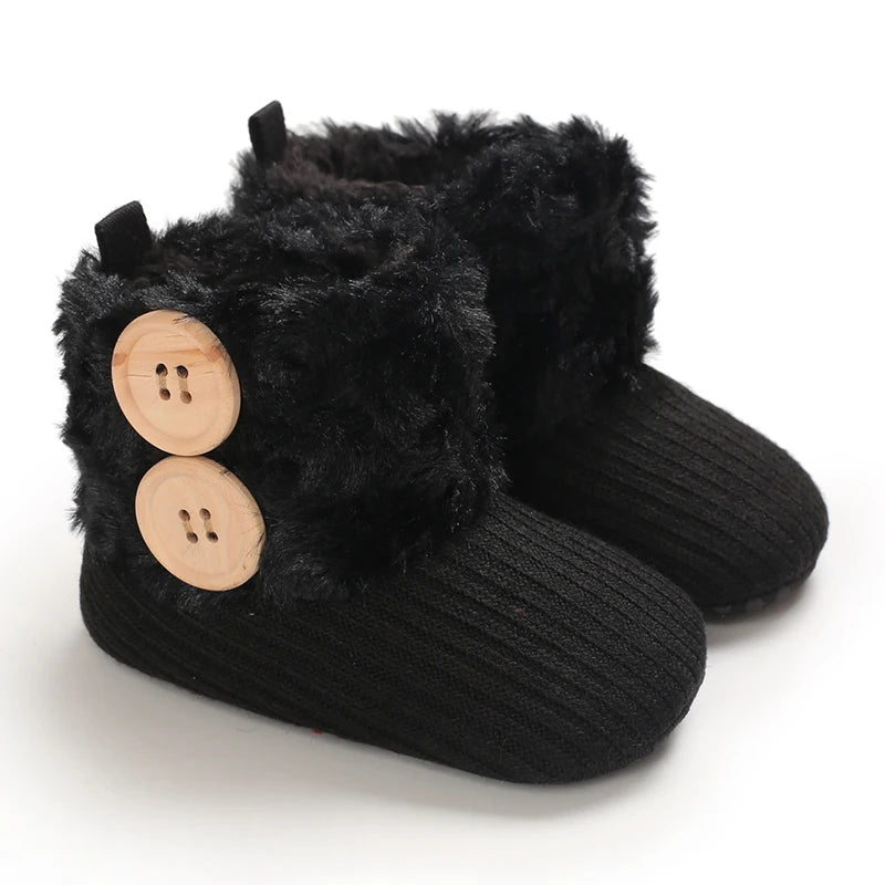 0-18M  Boots For Newborn Baby Girl Snow Boots, Winter Shoes Baby Boy Thermal Shoes.