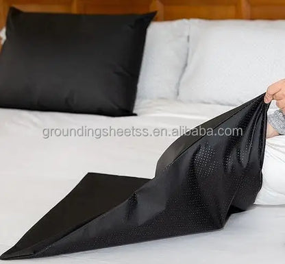 Grounding Pillowcase with Grounding Cord, Reduce Inflammation Sleep Therapy Conductive Pillowcases