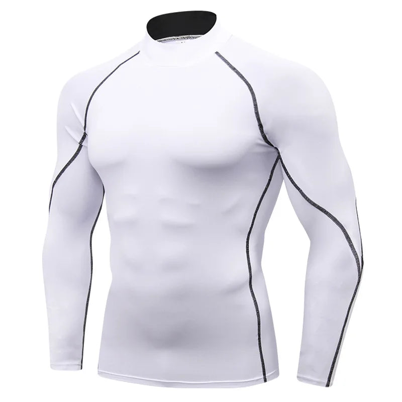 Thermal Underwear Sets Men High Collar Winter Long Johns