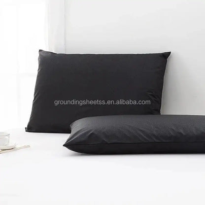 Grounding Pillowcase with Grounding Cord, Reduce Inflammation Sleep Therapy Conductive Pillowcases