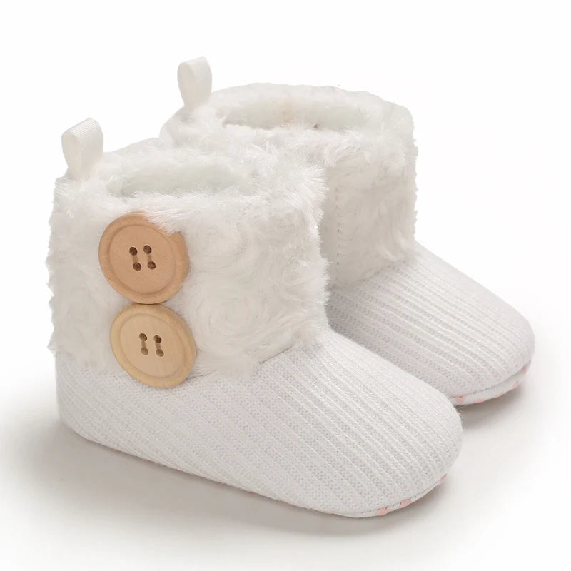 0-18M  Boots For Newborn Baby Girl Snow Boots, Winter Shoes Baby Boy Thermal Shoes.