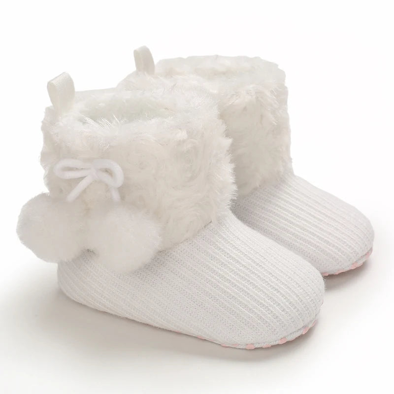 0-18M  Boots For Newborn Baby Girl Snow Boots, Winter Shoes Baby Boy Thermal Shoes.