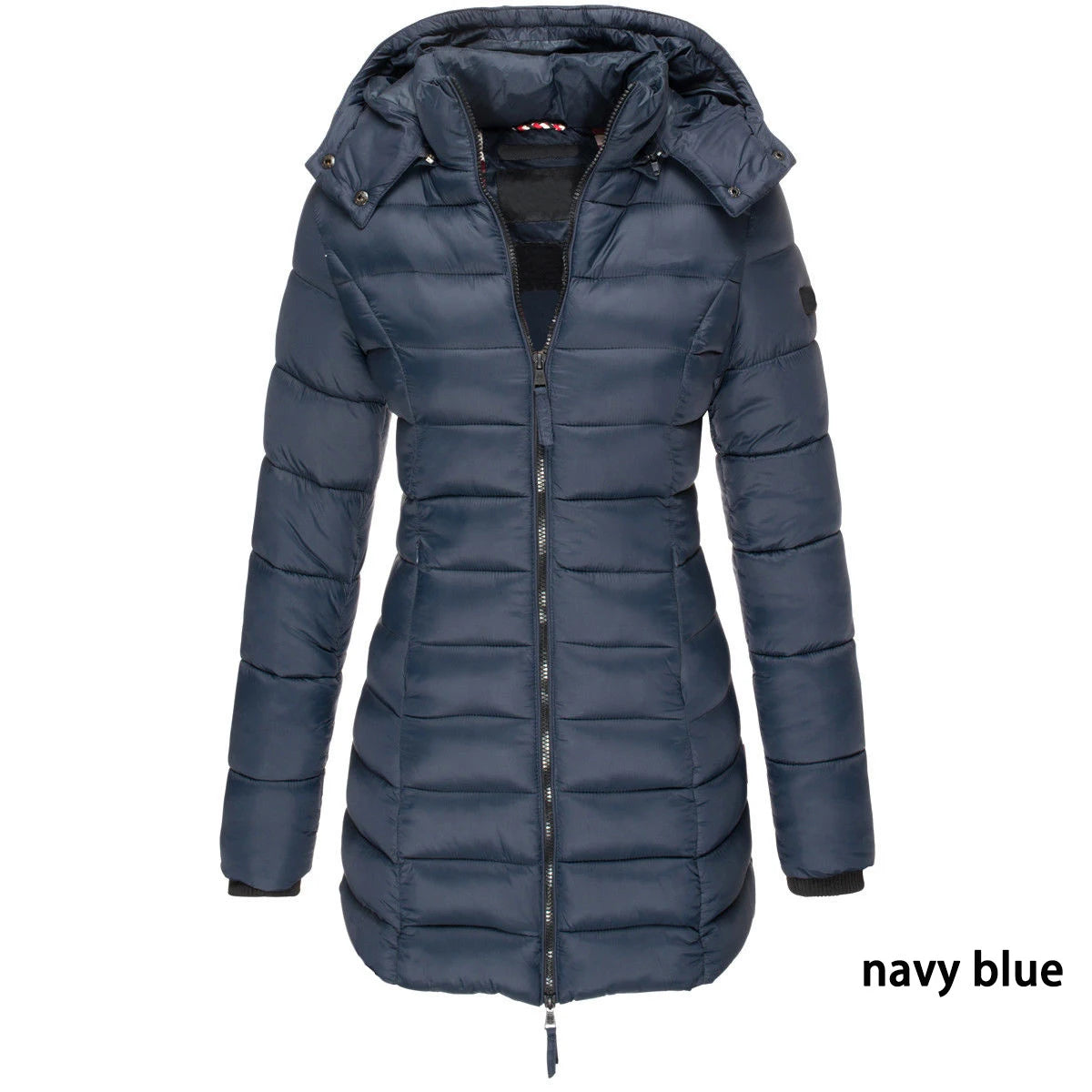 Winter Jackets for Women Zipper Hooded Cotton Padded Jackets.