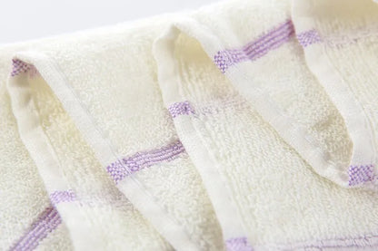 Luxury White Lavender, Purple Bath Towels, for Adults and Children,  Christmas Gift, 1Pc