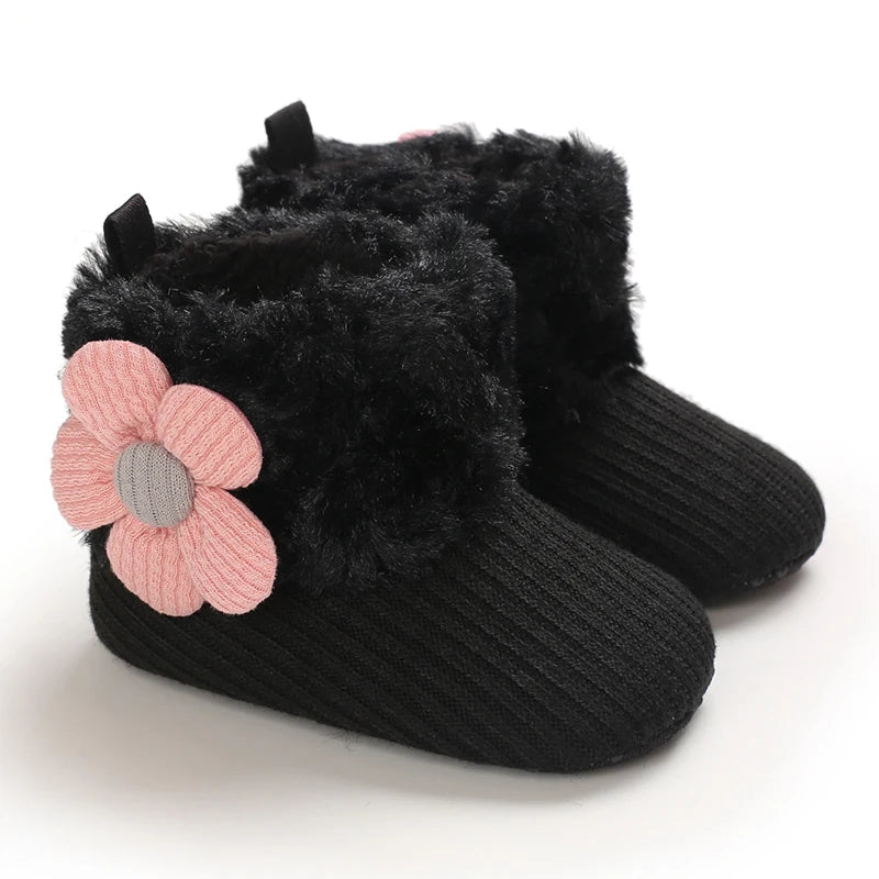0-18M  Boots For Newborn Baby Girl Snow Boots, Winter Shoes Baby Boy Thermal Shoes.