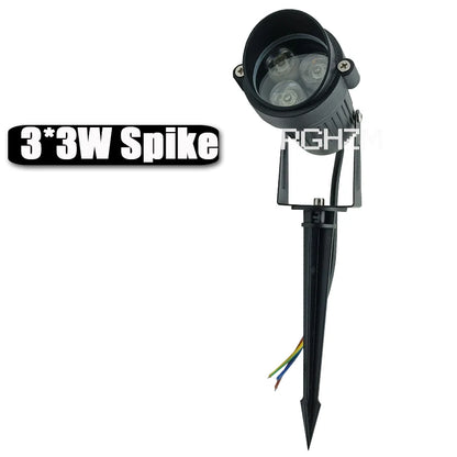 Garden Lights Outdoor LED Waterproof Lawn Lamp, 220V 110V 12V 3W 9W Pathway  Spotlight