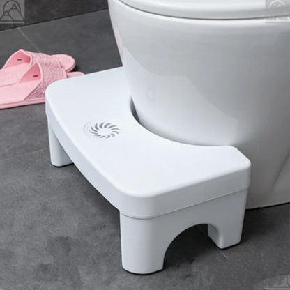 Folding toilet step stool comfortable squat stool suitable for all toilets, easy to store