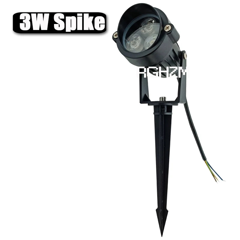 Garden Lights Outdoor LED Waterproof Lawn Lamp, 220V 110V 12V 3W 9W Pathway  Spotlight