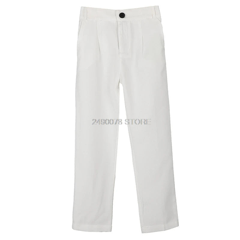 School Boys Formal Trousers, Children Kids Birthday, Wedding, Big Boys Pants 2-12T.