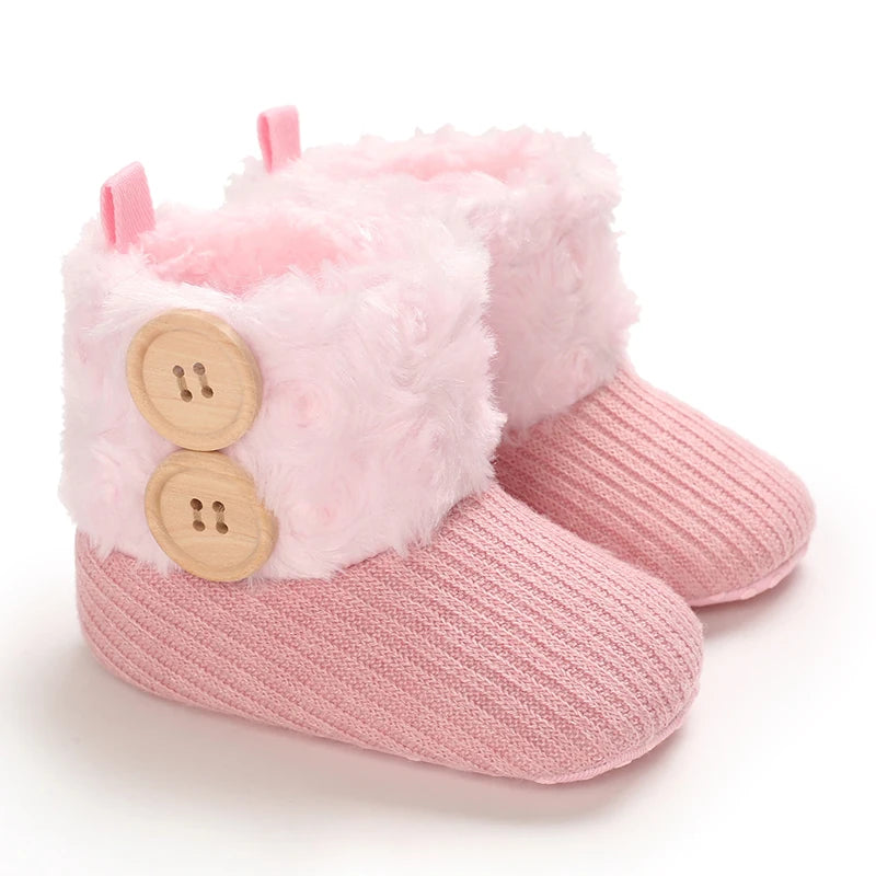 0-18M  Boots For Newborn Baby Girl Snow Boots, Winter Shoes Baby Boy Thermal Shoes.