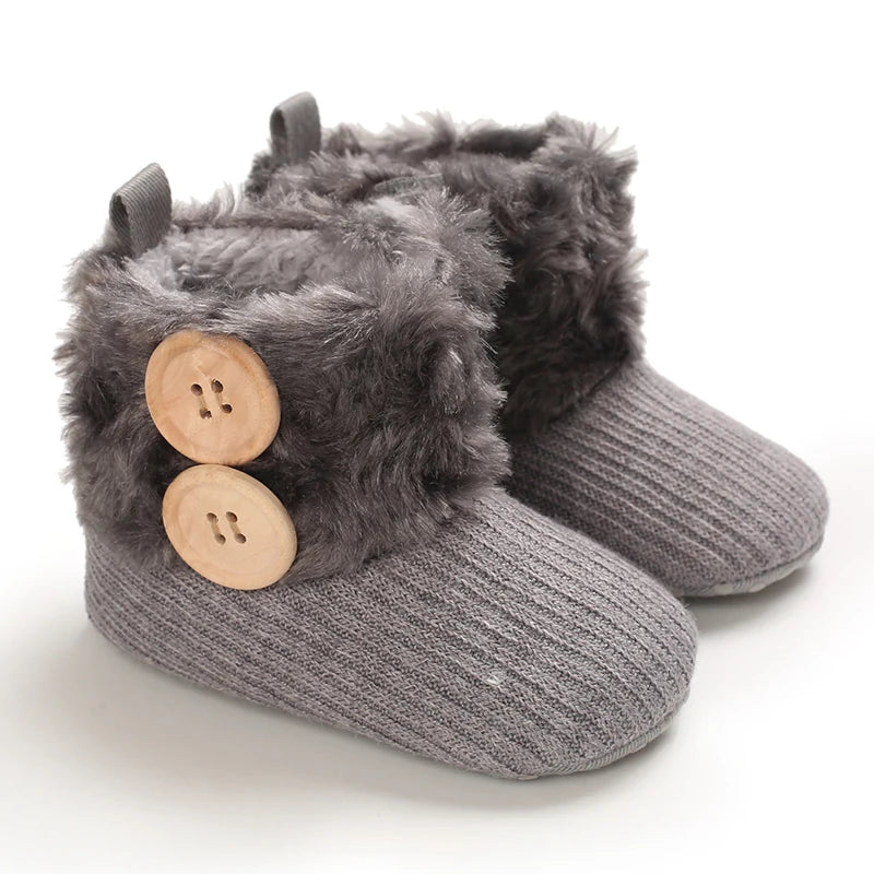 0-18M  Boots For Newborn Baby Girl Snow Boots, Winter Shoes Baby Boy Thermal Shoes.