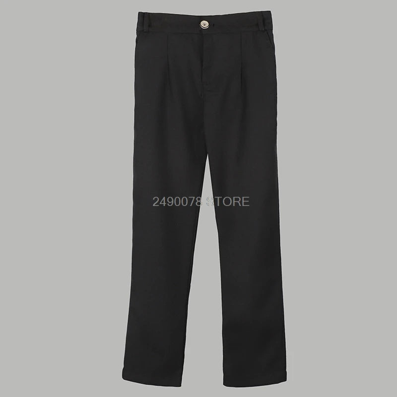 School Boys Formal Trousers, Children Kids Birthday, Wedding, Big Boys Pants 2-12T.