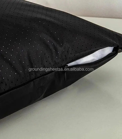 Grounding Pillowcase with Grounding Cord, Reduce Inflammation Sleep Therapy Conductive Pillowcases