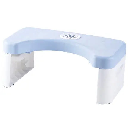 Folding toilet step stool comfortable squat stool suitable for all toilets, easy to store