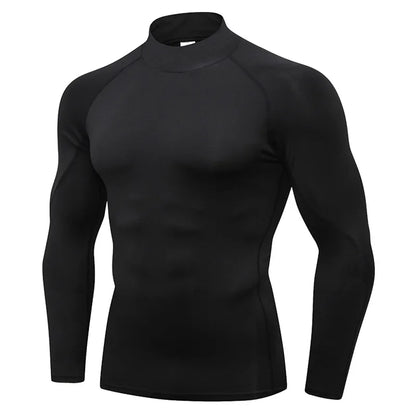 Thermal Underwear Sets Men High Collar Winter Long Johns