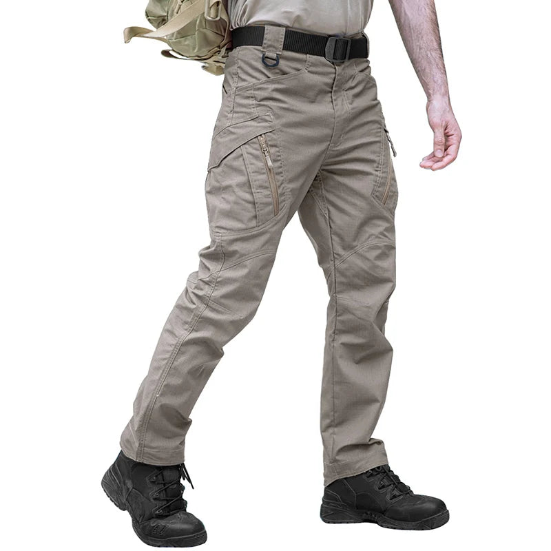 Zipper Pockets Pants Safari Clothing , Hiking Combat Trousers, Work Pants.