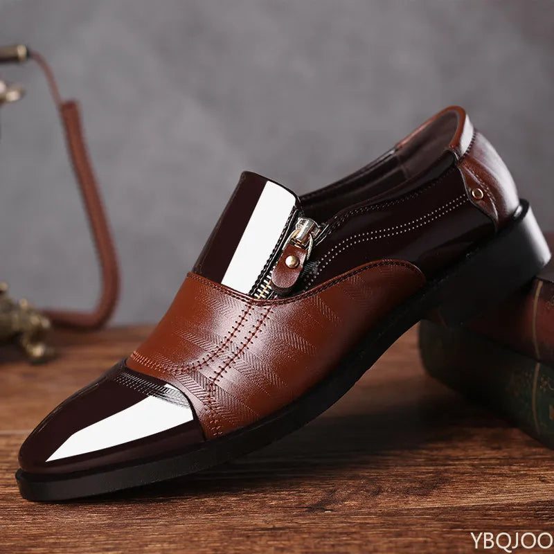 2026 Large Size Fashionable Men Office Formal Shoes, Comfortable Multifunctional Shoes.
