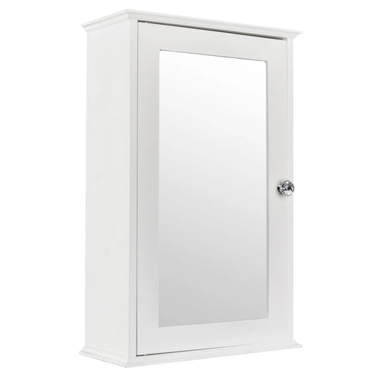 Single Door Mirror Indoor Bathroom Wall Mounted Cabinet.