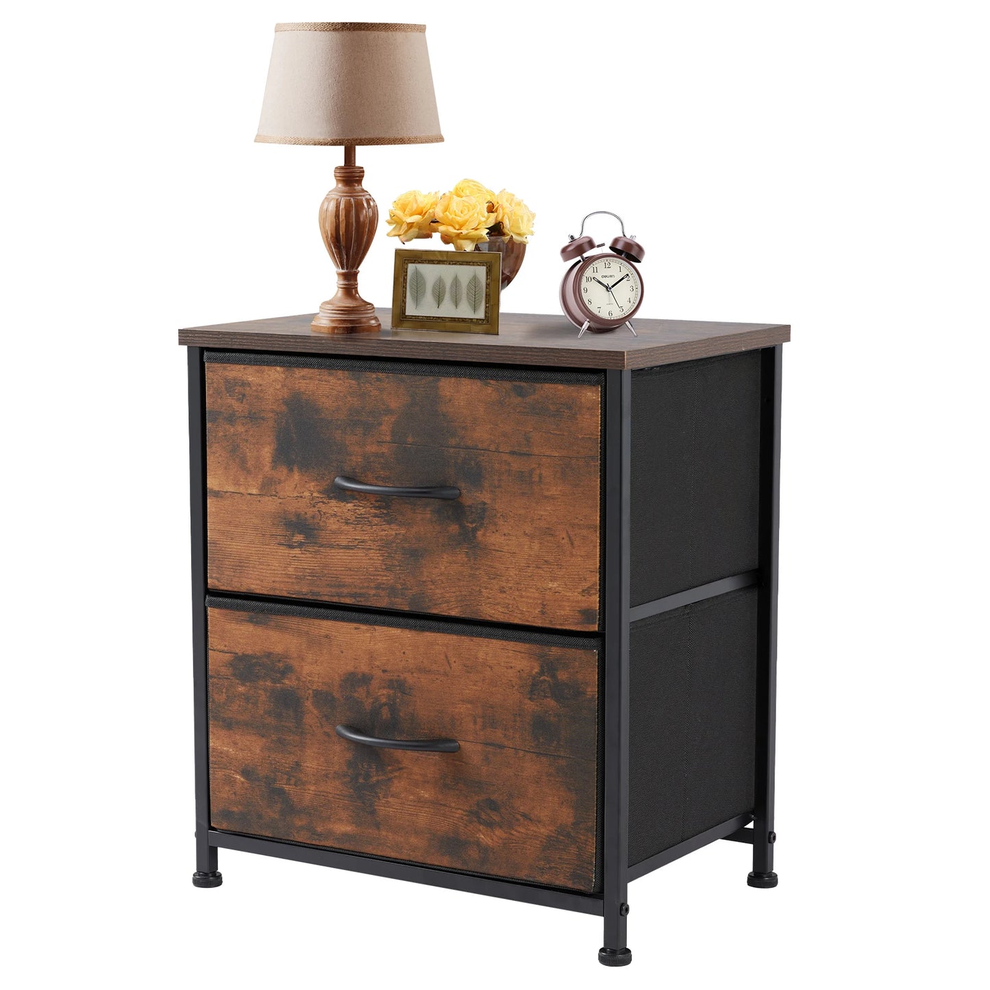 Nightstand Bedside Coffee Table Storage For Bedroom