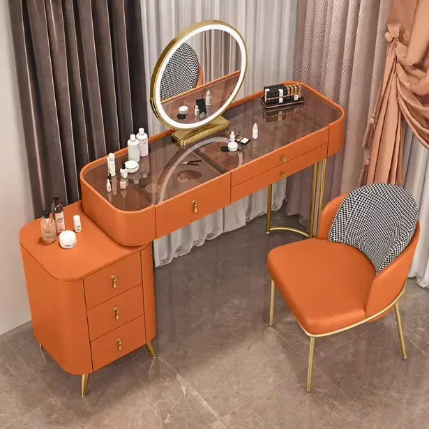 Bedroom Desk Dressing Table Chair Mirror Drawers