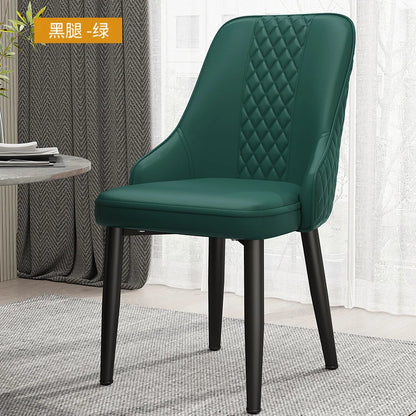 Cushion Beautiful Dining Chairs, Modern Metal Ergonomic  Unique  Home Decoration