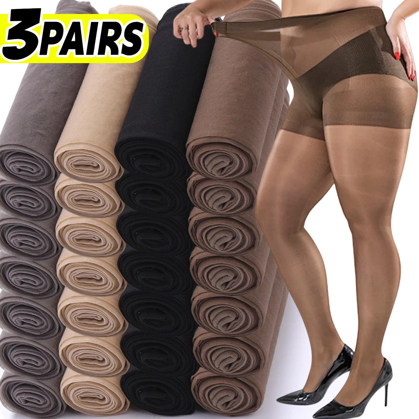 Sexy 0D Stocking Ultra Elastic Tights, Anti-scratch Stockings Women Body Shaper Pantyhose.