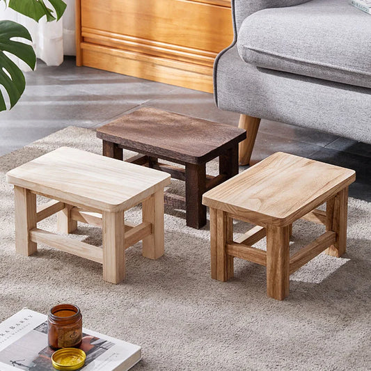 Creative Small Wood Household Stool