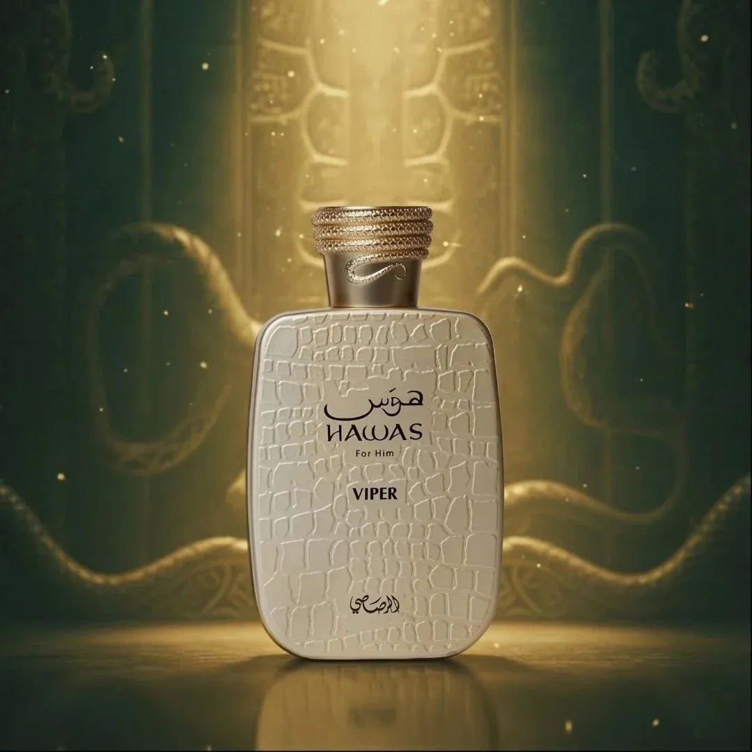 Hawas Viper Fragrance for Men: 3.38 FL OZ EDP, Long-Lasting Intense Aroma