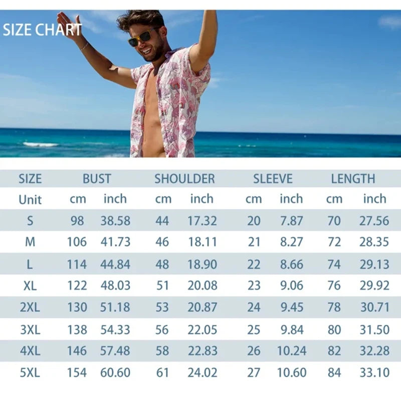 New Men Summer Holiday Suit Textured Printed Shirt Short Sleeve, Two Piece Men Breathable Pool Suit.