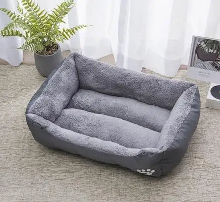 Large Pet House Dog Bed, Cat Mat, Long Plush Deep Sleeping Warm Soft Small Dog Cushion.