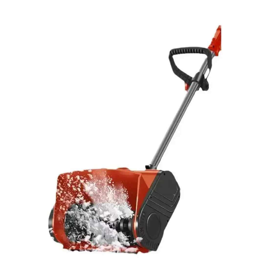 Lithium battery-powered electric push snowblower, home snow removal, foldable snow shovel