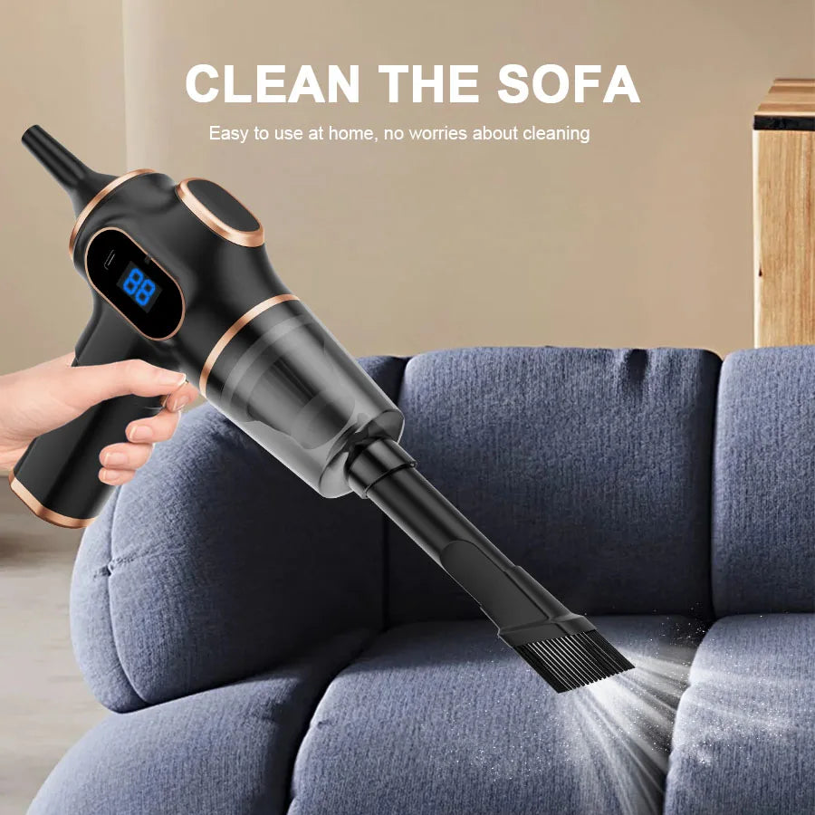 ABS Wireless Car Vacuum Cleaner Home Appliance, Sofa, Office, High-Power Cleaning  Mini Vacuum.