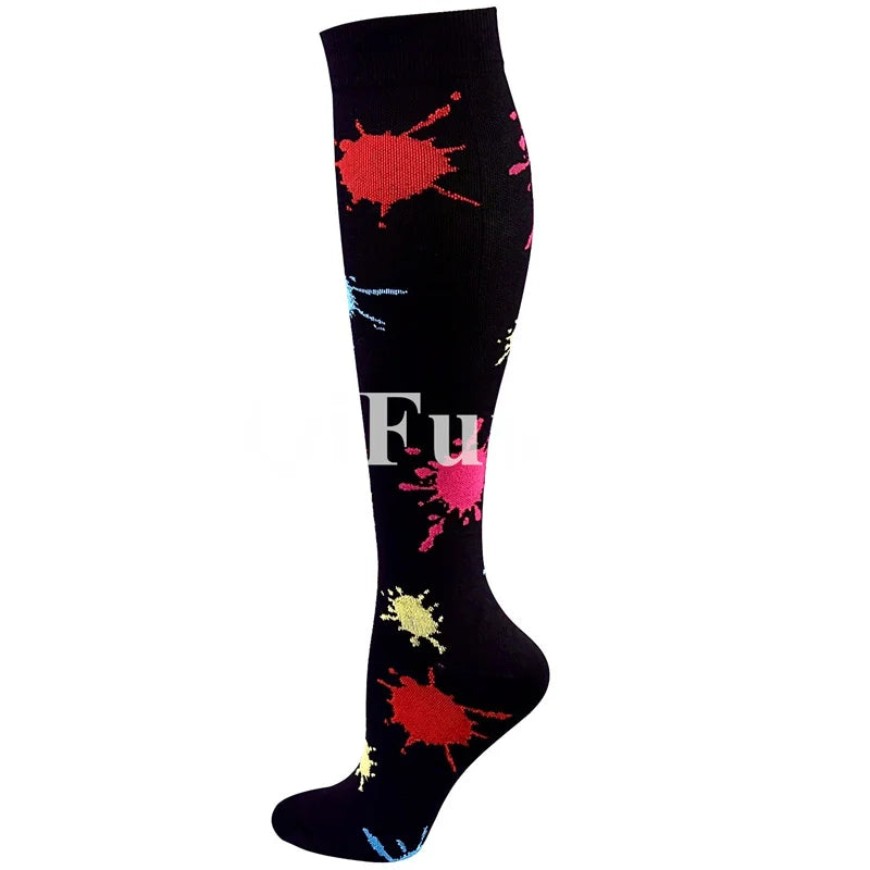 Men & Women New Compression Socks, Sports Socks ,Medical, Nursing, Edema, Diabetes, Varicose Veins ,Flight Travel Cycling Socks.