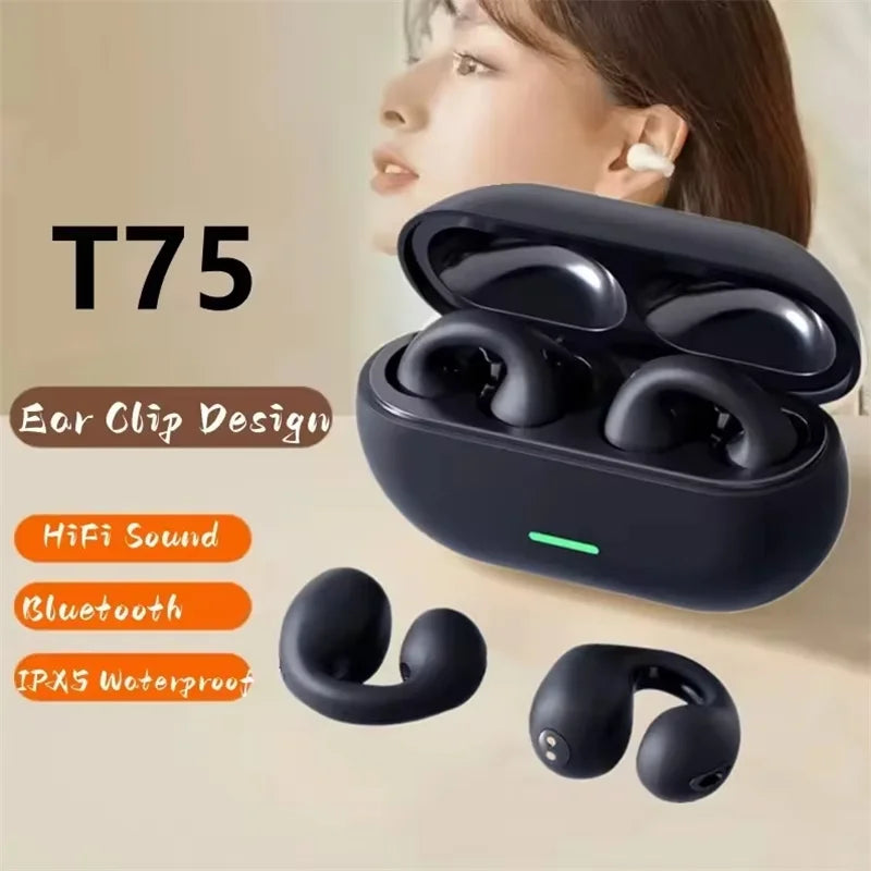 Original T75 TWS Touch Control Wireless Headphones Bluetooth Earphones.  For I phone Xiaomi phones.